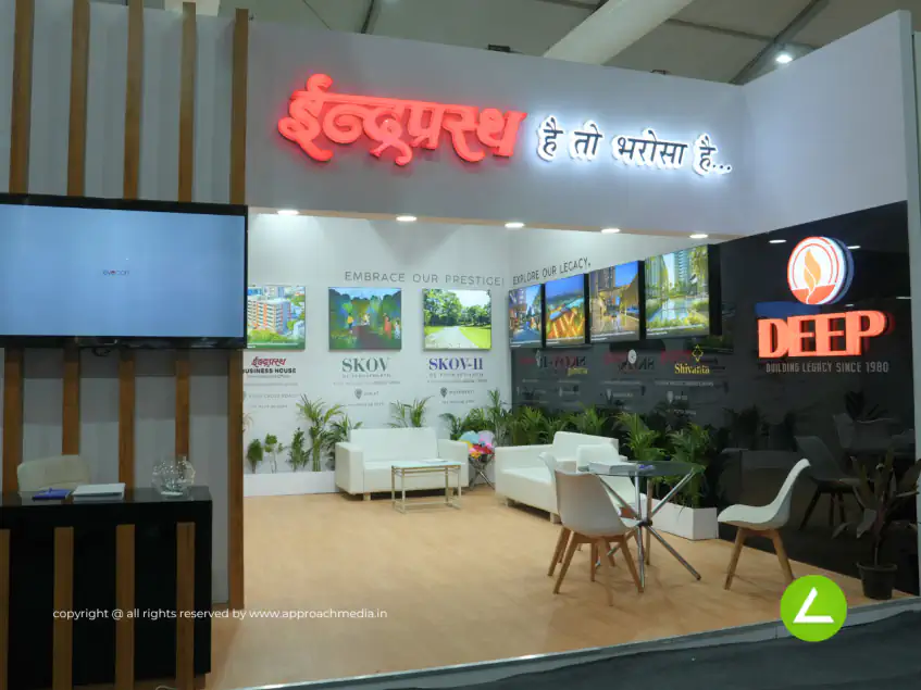 Property Developer Exhibition Stall Design at Builder & Real Estate Expo Ahmedabad — Deep 2023 — photo 2