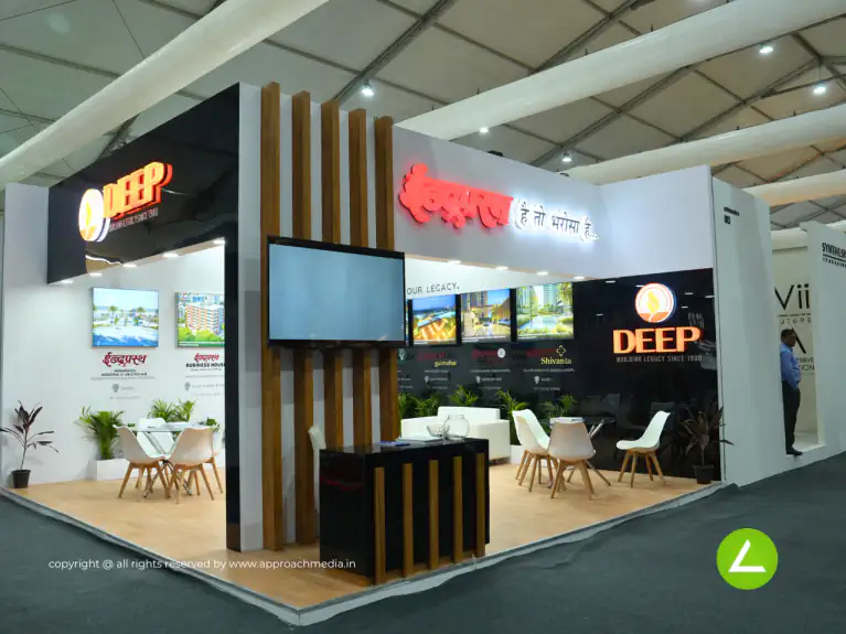 Property Developer Exhibition Stall Design at Builder & Real Estate Expo Ahmedabad — Deep 2023 — photo 4