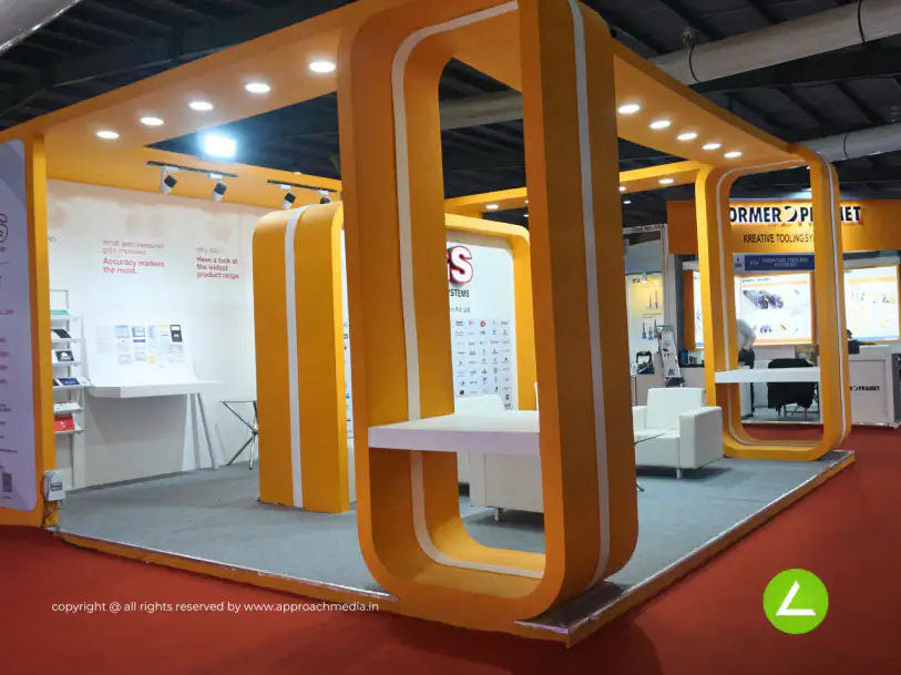 CNC Machine Exhibition Stall Design at ENGIMACH 2023 Gandhinagar — AGS 2023 — photo 3