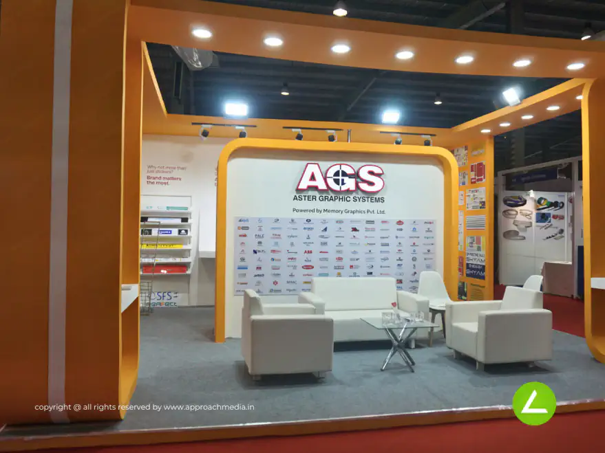CNC Machine Exhibition Stall Design at ENGIMACH 2023 Gandhinagar — AGS 2023 — photo 4