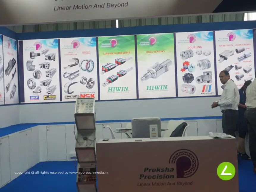 Precision Components Exhibition Stall Design at ENGIMACH 2023 Gandhinagar — Preksha Precision 2023 — photo 2