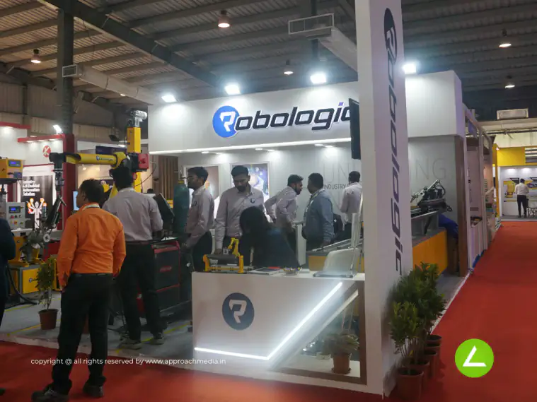 Industrial Robotics Exhibition Stall Design at ENGIMACH 2023 Gandhinagar — Robologic 2023 — photo 2