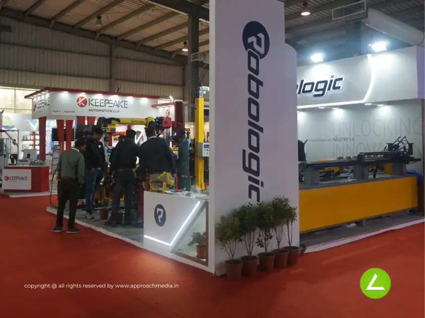 Industrial Robotics Exhibition Stall Design at ENGIMACH 2023 Gandhinagar — Robologic 2023 — photo 3
