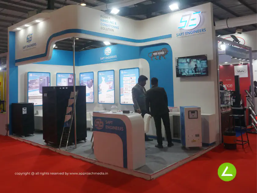 Precision Engineering Exhibition Stall Design at ENGIMACH 2023 Gandhinagar — Sapt Engineers 2023 — photo 2