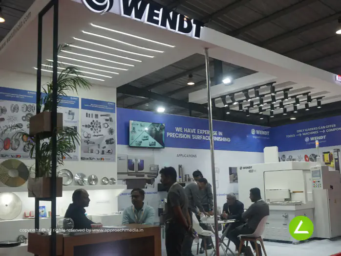 Grinding & Abrasives Exhibition Stall Design at ENGIMACH 2023 Gandhinagar — Wendt 2023 — photo 2
