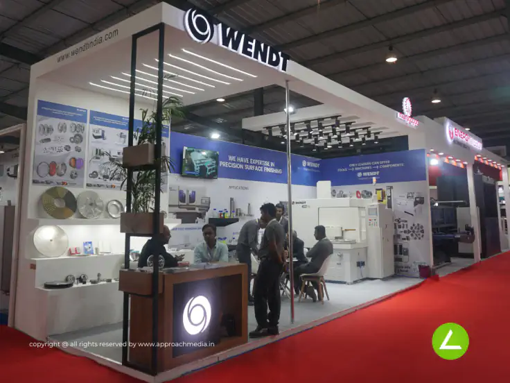 Grinding & Abrasives Exhibition Stall Design at ENGIMACH 2023 Gandhinagar — Wendt 2023 — photo 4