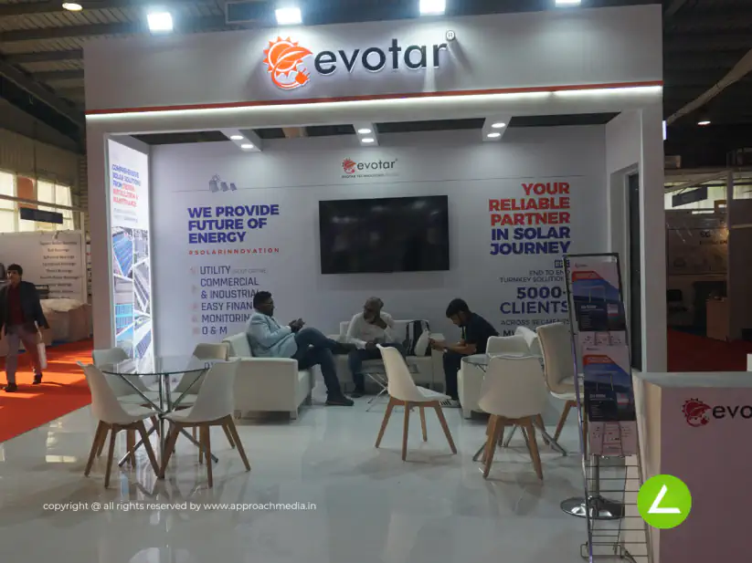 Robotics Automation Exhibition Stall Design at ENGIMACH 2023 Gandhinagar — Evotar 2023 — photo 2