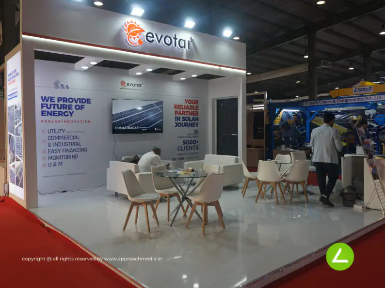 Robotics Automation Exhibition Stall Design at ENGIMACH 2023 Gandhinagar — Evotar 2023 — photo 3