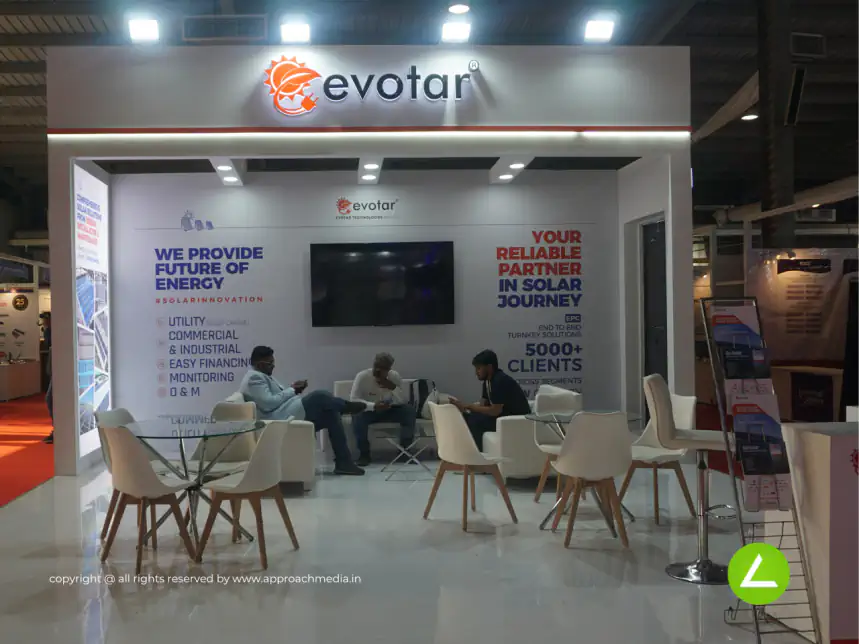 Robotics Automation Exhibition Stall Design at ENGIMACH 2023 Gandhinagar — Evotar 2023 — photo 4