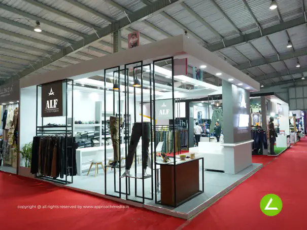 Garment Brand Exhibition Stall Design at GGMA Expo Gandhinagar — ALF 2023 — photo 2