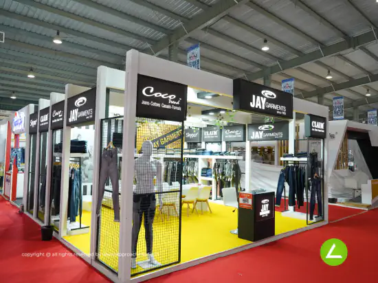 Denim Garment Exhibition Stall Design at GGMA Expo Gandhinagar — Jay Garments 2023 — photo 2