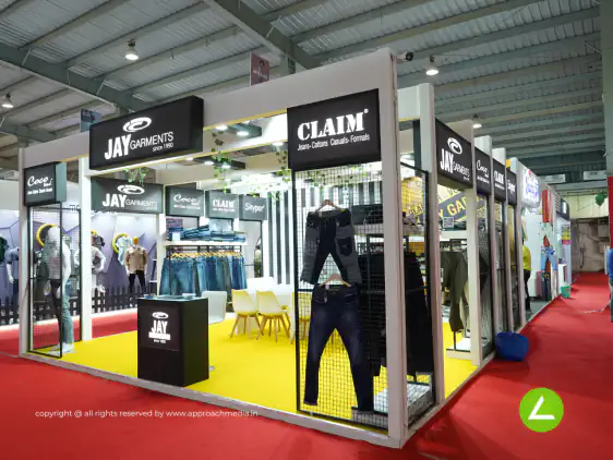 Denim Garment Exhibition Stall Design at GGMA Expo Gandhinagar — Jay Garments 2023 — photo 3