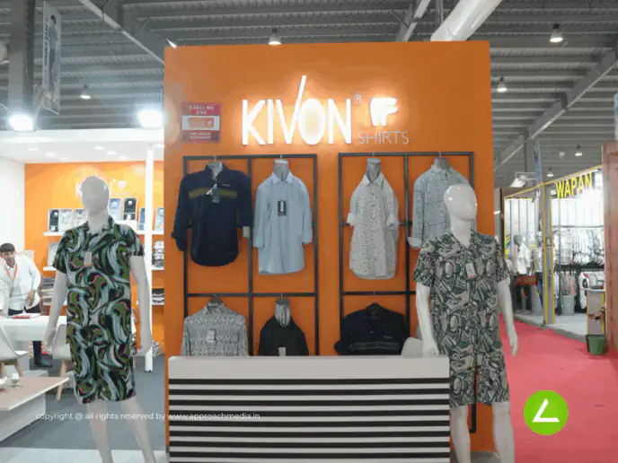 Fashion Apparel Exhibition Stall Design at GGMA Expo Gandhinagar — Kivon 2023 — photo 2
