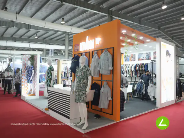 Fashion Apparel Exhibition Stall Design at GGMA Expo Gandhinagar — Kivon 2023 — photo 3
