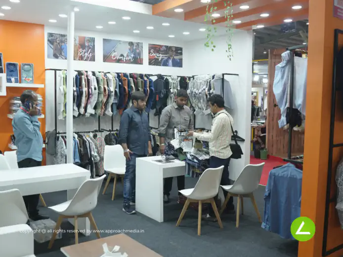 Fashion Apparel Exhibition Stall Design at GGMA Expo Gandhinagar — Kivon 2023 — photo 4