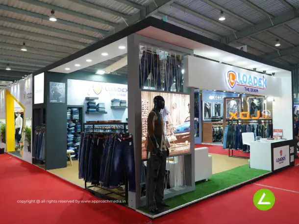 Denim Wear Exhibition Stall Design at GGMA Expo Gandhinagar — Loadex 2023 — photo 4