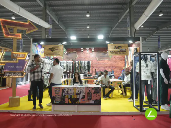 Fashion Brand Exhibition Stall Design at GGMA Expo Gandhinagar — Mudpiper 2023 — photo 2
