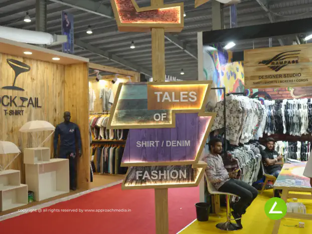 Fashion Brand Exhibition Stall Design at GGMA Expo Gandhinagar — Mudpiper 2023 — photo 3
