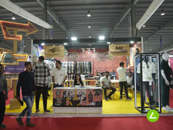 Fashion Brand Exhibition Stall Design at GGMA Expo Gandhinagar — Mudpiper 2023 — photo 4