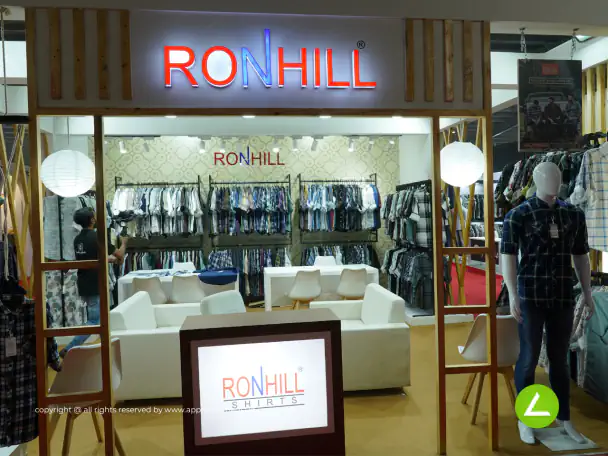 Shirts & Apparel Exhibition Stall Design at GGMA Expo Gandhinagar — Ronhill 2023 — photo 3