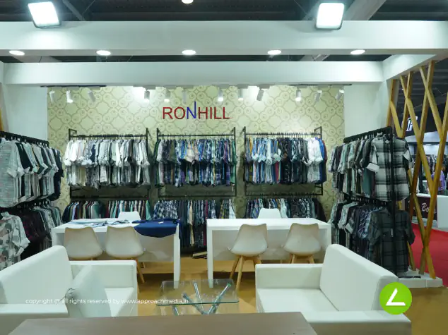 Shirts & Apparel Exhibition Stall Design at GGMA Expo Gandhinagar — Ronhill 2023 — photo 4