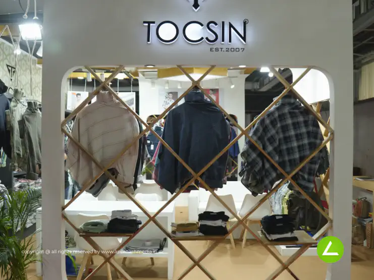 Apparel Brand Exhibition Stall Design at GGMA Expo Gandhinagar — Tocsin 2023 — photo 4