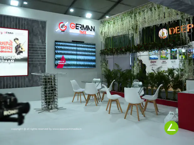 Building Technology Exhibition Stall Design at GIHED 2023 Ahmedabad — German TMX 2023 — photo 2