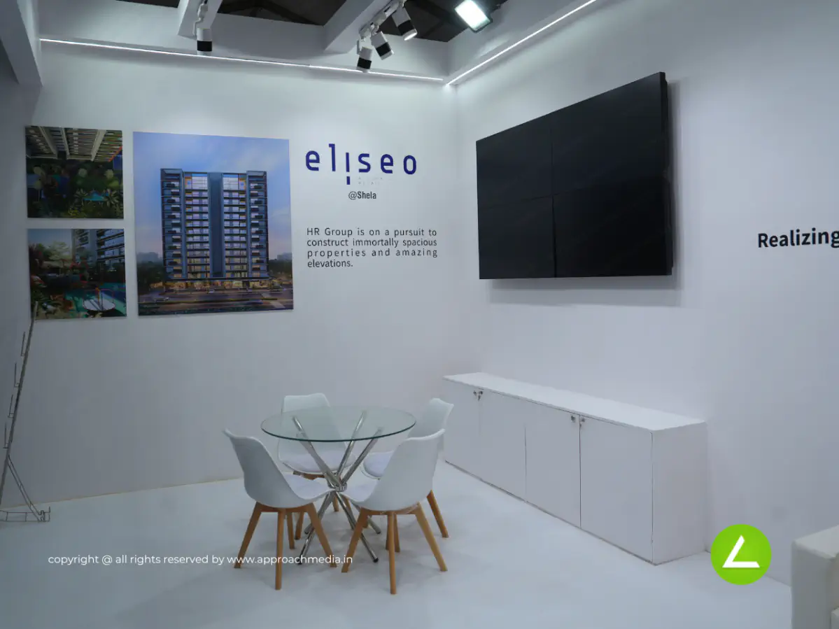 Real Estate Builder Exhibition Stall Design at GIHED 2023 Ahmedabad — HR Group 2023 — photo 4