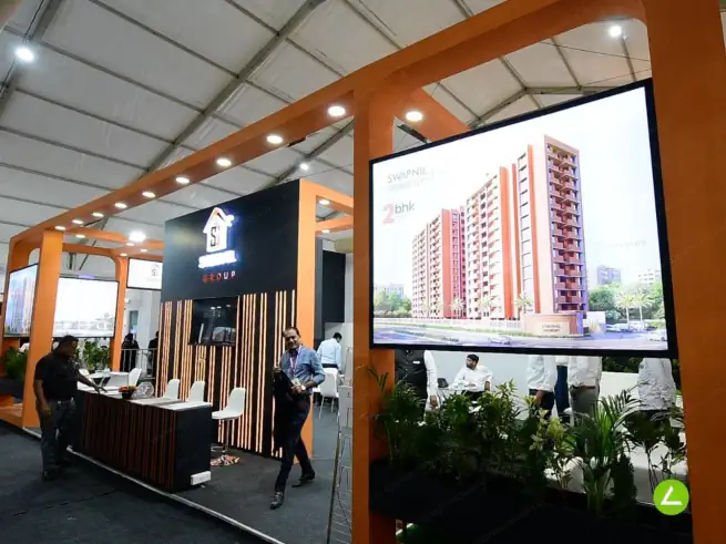 Residential Developer Exhibition Stall Design at GIHED 2023 Ahmedabad — Swapnil Group 2023 — photo 2