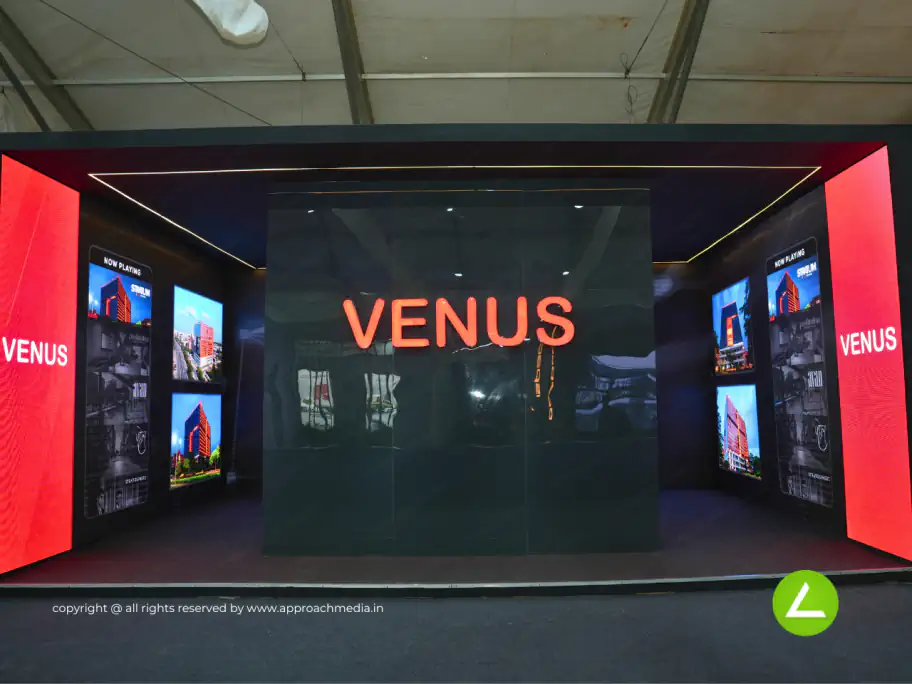 Residential Realty Exhibition Stall Design at GIHED 2023 Ahmedabad — Venus 2023 — photo 2