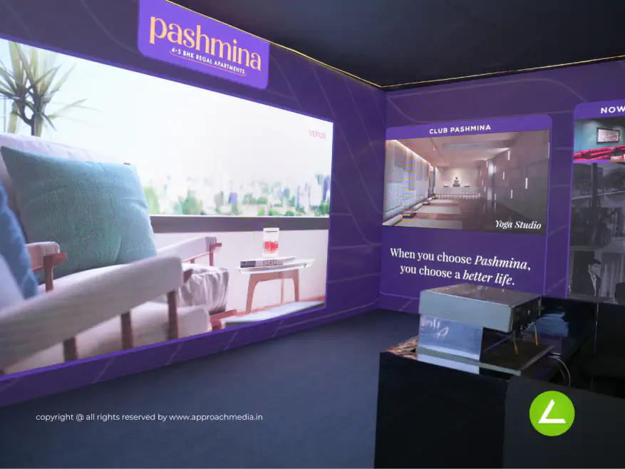 Residential Realty Exhibition Stall Design at GIHED 2023 Ahmedabad — Venus 2023 — photo 3