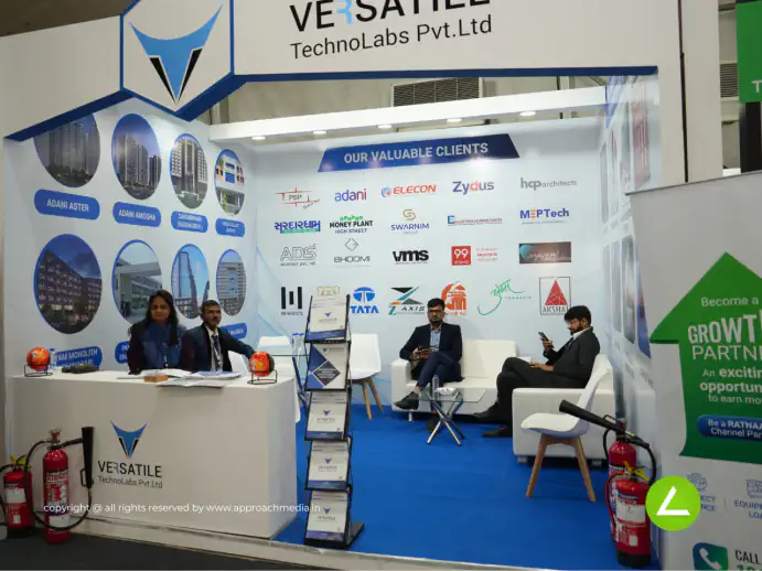 PropTech Software Exhibition Stall Design at GIHED 2023 Ahmedabad — Versatile Technolabs 2023 — photo 2