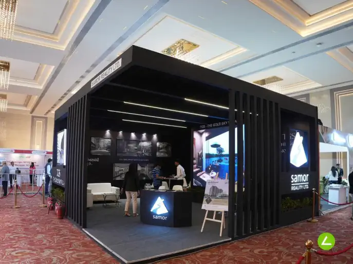 Real Estate Exhibition Stall Design at JITO Expo Gandhinagar — Samor Reality 2023 — photo 2