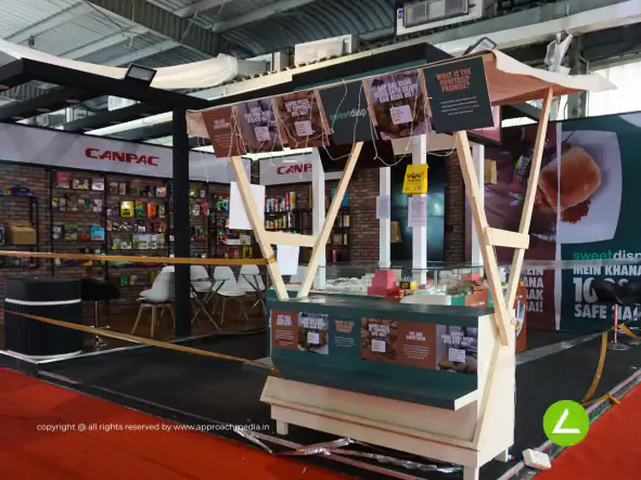 Food Packaging Exhibition Stall Design at Khadya Khorak Expo Gandhinagar — CANPAC 2023 — photo 4