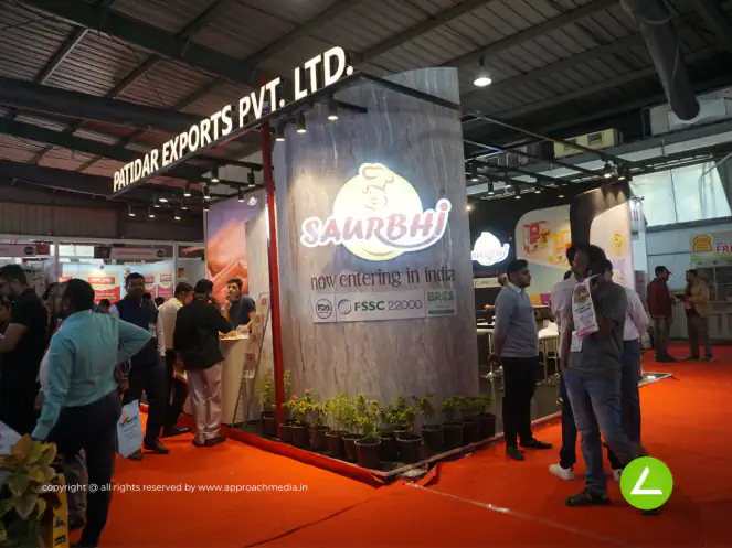Food Export Exhibition Stall Design at Khadya Khorak Expo Gandhinagar — Patidar Exports 2023 — photo 4