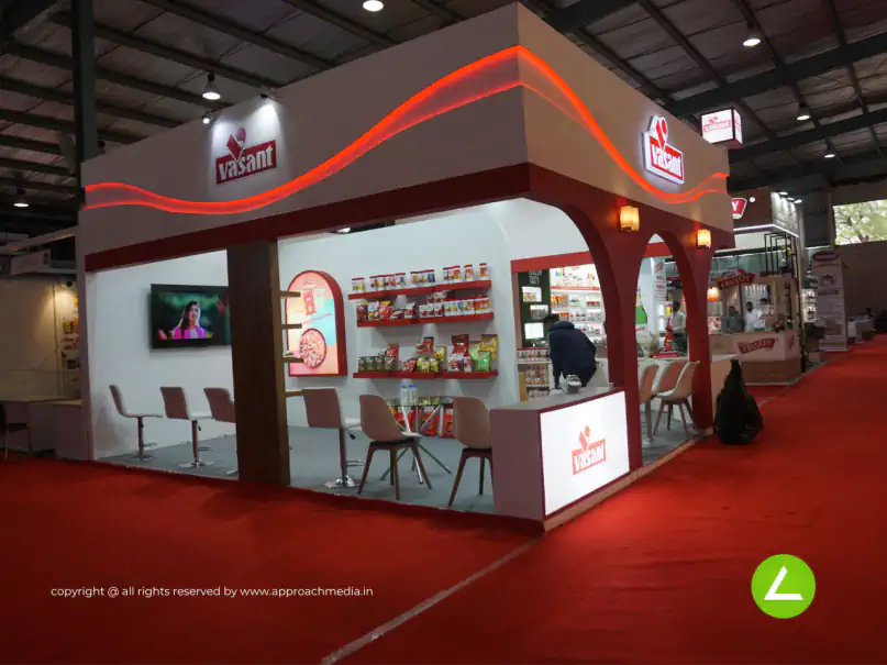 Food & Spices Exhibition Stall Design at Khadya Khorak Expo Gandhinagar — Vasant 2023 — photo 3