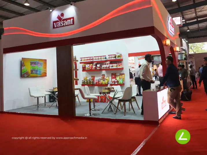 Food & Spices Exhibition Stall Design at Khadya Khorak Expo Gandhinagar — Vasant 2023 — photo 2