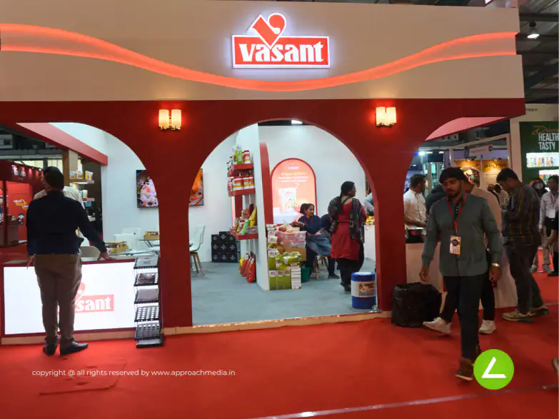 Food & Spices Exhibition Stall Design at Khadya Khorak Expo Gandhinagar — Vasant 2023 — photo 4