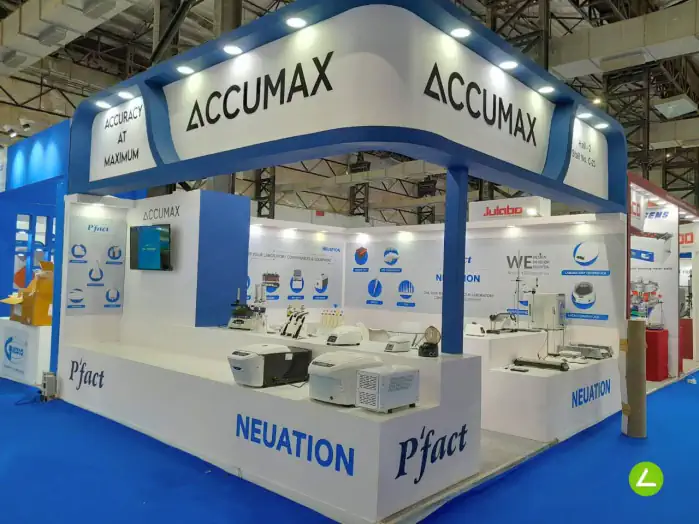 Laboratory Equipment Exhibition Stall Design at Pharmatech Gandhinagar — Accumax 2023 — photo 2