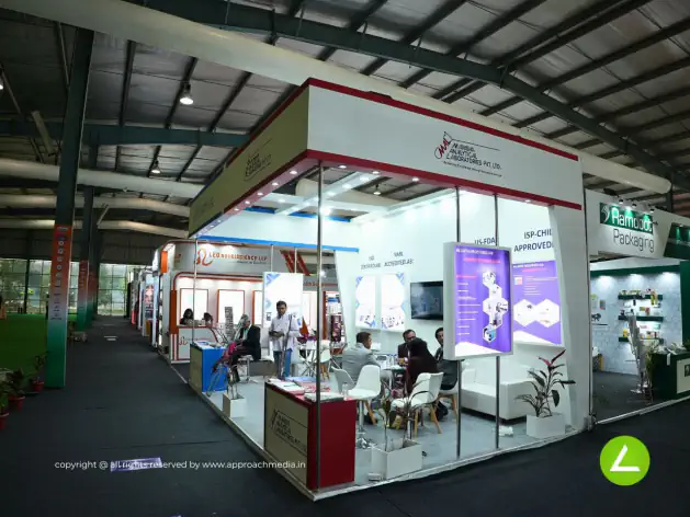 Analytical Lab Exhibition Stall Design at Pharmatech Gandhinagar — Manisha Analytical Labs 2023 — photo 2