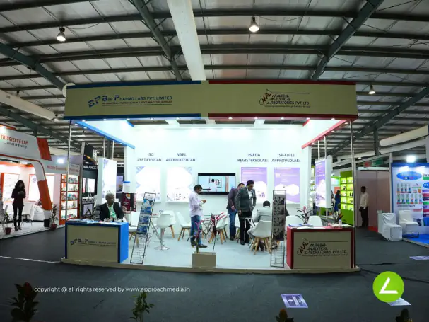 Analytical Lab Exhibition Stall Design at Pharmatech Gandhinagar — Manisha Analytical Labs 2023 — photo 4