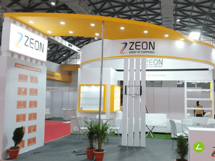Pharma Machinery Exhibition Stall Design at Pharmatech Gandhinagar — Zeon 2023 — photo 2