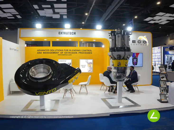 Plastic Tooling Exhibition Stall Design at Plast India Delhi — Dotco 2023 — photo 2