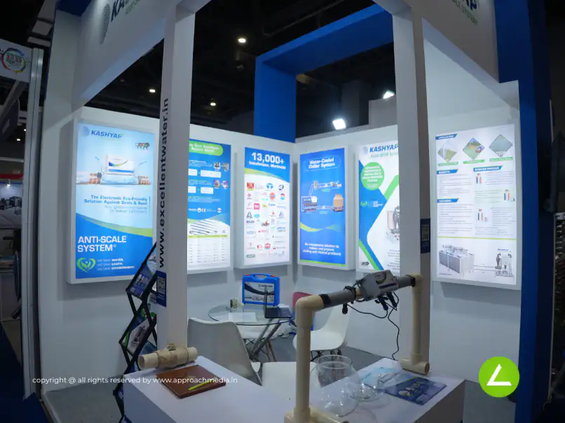 Plastic Machinery Manufacturer Exhibition Stall Design at Plast India Delhi — Kashyap 2023 — photo 2