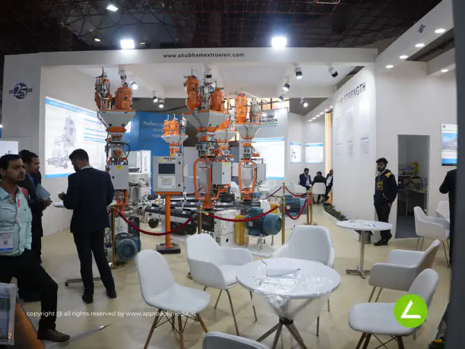 Plastic Products Exhibition Stall Design at Plast India Delhi — Shubam 2023 — photo 2
