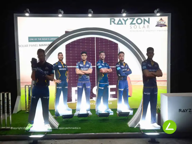 Solar Panel Exhibition Stall Design at Rayzon Stadium Expo Noida — Rayzon Solar 2023 — photo 2