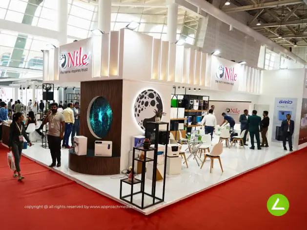 Water Treatment Plant Exhibition Stall Design at Water Expo Delhi — Nice Industries 2023 — photo 3