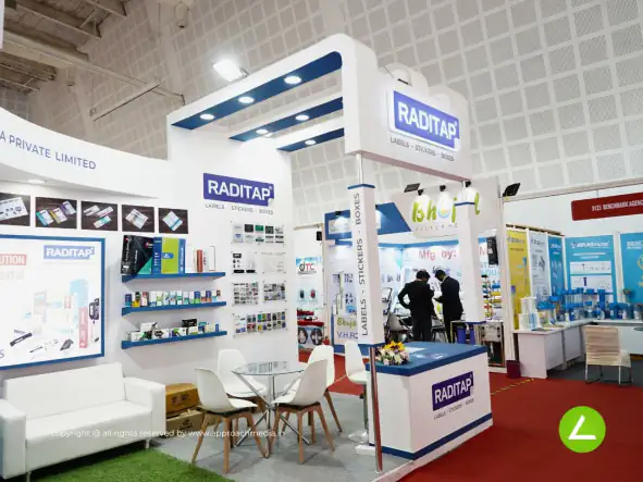 Water Tap Exhibition Stall Design at WAPTAG Expo Delhi — Raditap 2023 — photo 2