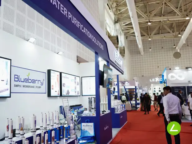 Water Treatment Exhibition Stall Design at Water Expo Chennai — Blueberry 2023 — photo 2