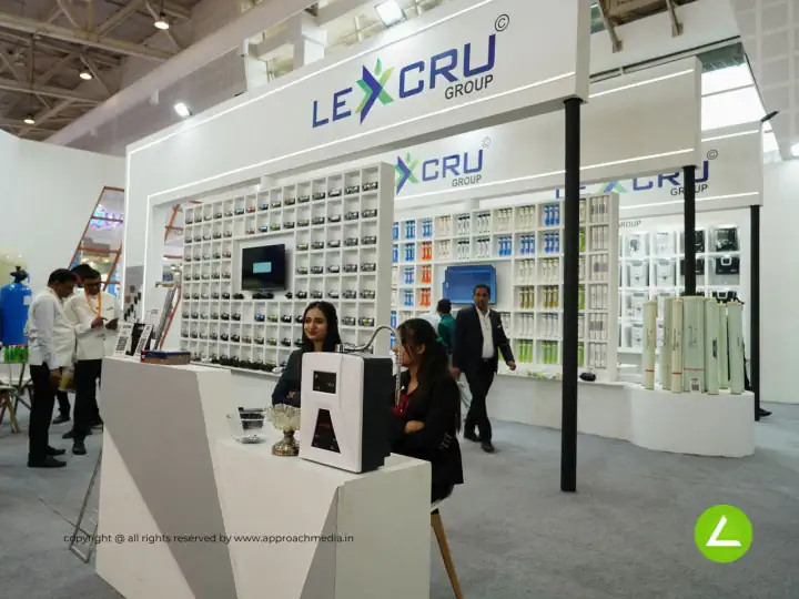 RO Water System Exhibition Stall Design at Water Expo Delhi — Lexcru 2023 — photo 2
